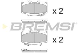 BREMSI BP2623 - B. PADS TOYOTA, VW