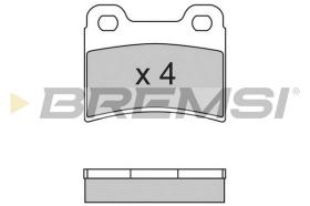BREMSI BP2630 - B. PADS FORD, KIA