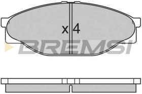 BREMSI BP2633 - B. PADS TOYOTA