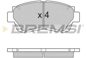 BREMSI BP2635 - B. PADS TOYOTA, LEXUS