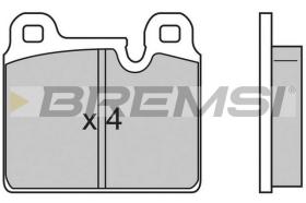 BREMSI BP2636 - B. PADS OPEL, PORSCHE, VAUXHALL