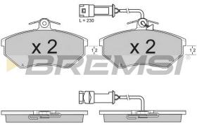 BREMSI BP2637 - B. PADS VW