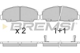 BREMSI BP2639 - B. PADS DAIHATSU, BERTONE