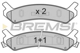 BREMSI BP2655 - B. PADS HYUNDAI