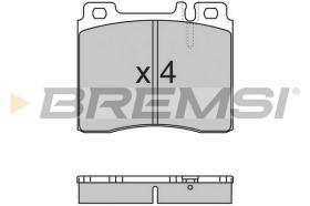 BREMSI BP2657 - B. PADS MERCEDES-BENZ