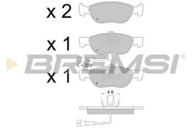 BREMSI BP2667 - B. PADS FIAT, LANCIA