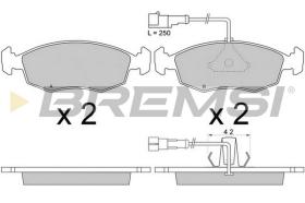 BREMSI BP2669 - B. PADS LANCIA