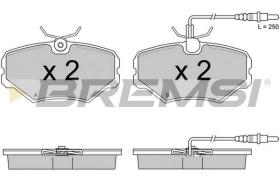 BREMSI BP2670 - B. PADS PEUGEOT