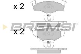 BREMSI BP2672 - 0