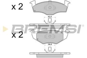 BREMSI BP2682 - 0
