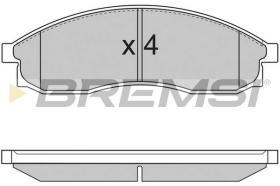 BREMSI BP2726 - B. PADS NISSAN