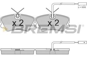 BREMSI BP2731 - B. PADS ALFA ROMEO