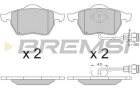 BREMSI BP2733 - B. PADS AUDI