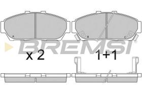 BREMSI BP2736 - B. PADS HONDA