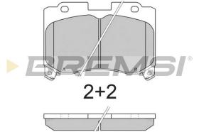 BREMSI BP2740 - B. PADS TOYOTA, LEXUS