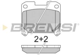 BREMSI BP2741 - B. PADS TOYOTA
