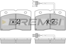 BREMSI BP2744 - B. PADS ALFA AR IVECO DAILY I