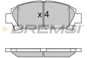 BREMSI BP2752 - B. PADS TOYOTA