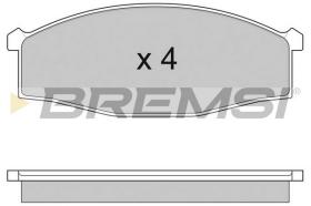 BREMSI BP2757 - B. PADS NISSAN CABSTAR