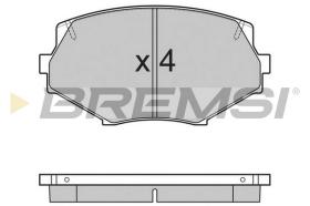 BREMSI BP2760 - B. PADS MAZDA