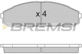 BREMSI BP2762 - B. PADS NISSAN