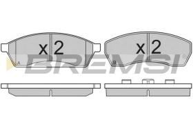 BREMSI BP2764 - B. PADS SUBARU