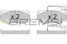 BREMSI BP2769 - B. PADS IVECO
