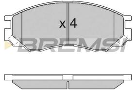 BREMSI BP2775 - B. PADS MITSUBISHI