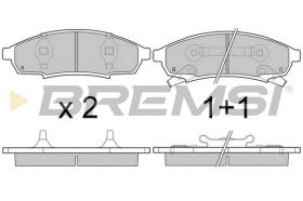BREMSI BP2778 - B. PADS CHEVROLET, BUICK, OLDSMOBILE