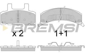 BREMSI BP2790 - B. PADS CHEVROLET, CADILLAC, DODGE