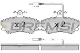 BREMSI BP2809 - B. PADS RENAULT