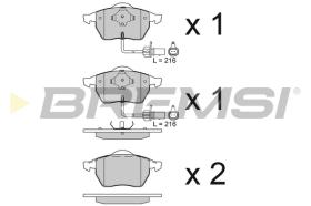 BREMSI BP2816 - 0