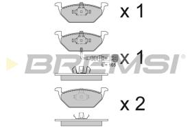 BREMSI BP2848 - 0