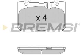 BREMSI BP2858 - B. PADS NISSAN, LEXUS