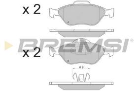 BREMSI BP2872 - 0