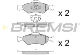 BREMSI BP2873 - 0