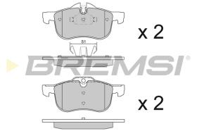 BREMSI BP2878 - 0