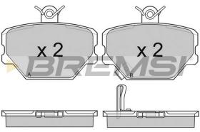 BREMSI BP2881 - 0