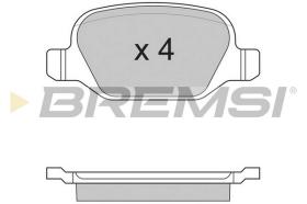 BREMSI BP2891 - B. PADS FIAT, LANCIA, ABARTH