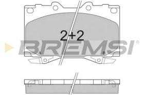 BREMSI BP2898 - B. PADS TOYOTA, LEXUS