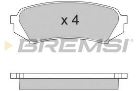 BREMSI BP2899 - B. PADS TOYOTA, LEXUS