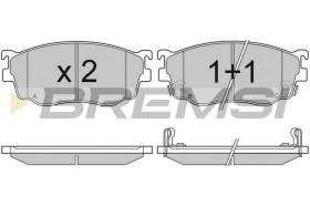 BREMSI BP2912 - B. PADS MAZDA