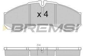 BREMSI BP2925 - 0