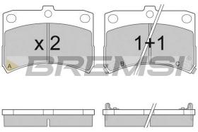 BREMSI BP2929 - B. PADS DAIHATSU CUORE
