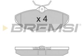 BREMSI BP2934 - B. PADS JAGUAR, DAIMLER, LINCOLN