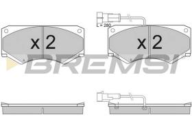 BREMSI BP2948 - B. PADS IVECO