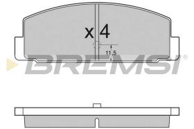 BREMSI BP2954 - B. PADS MAZDA