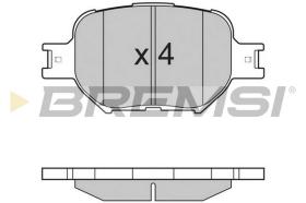 BREMSI BP2963 - B. PADS TOYOTA