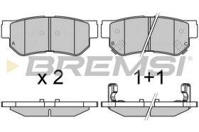 BREMSI BP2966 - 0