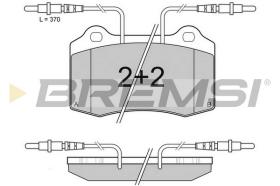 BREMSI BP2985 - B. PADS PEUGEOT